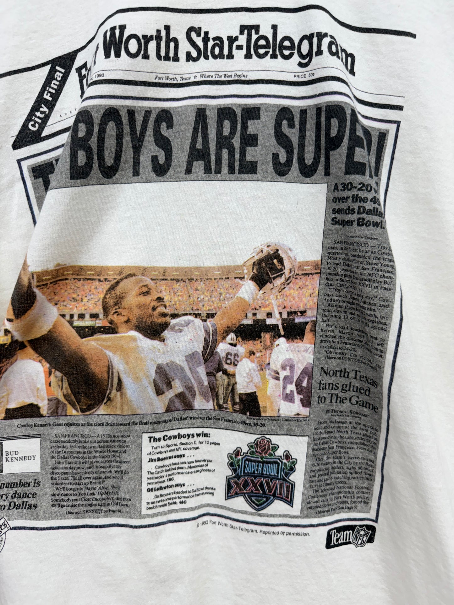 1993 Dallas Cowboys Super Bowl Tee